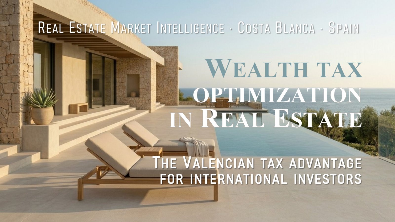 Seafront luxury villa with infinity pool on the Costa Blanca, Alicante — prime residential asset in the Valencian Community