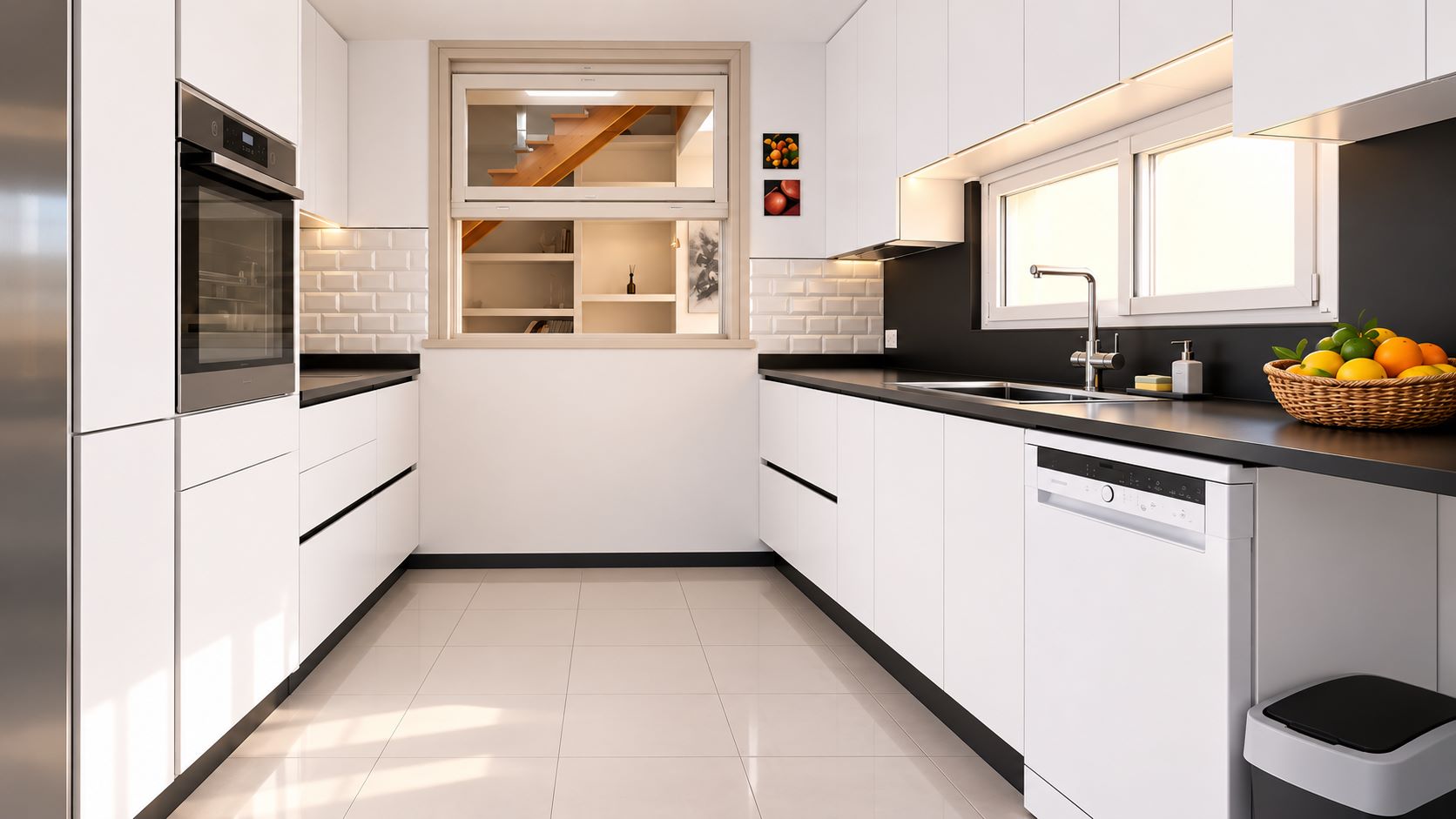 Denia-Costa-Blanca-Penthouse-near-Marina-kitchen Seafront Duplex Penthouse with Private Pool Terrace | Dénia Marina