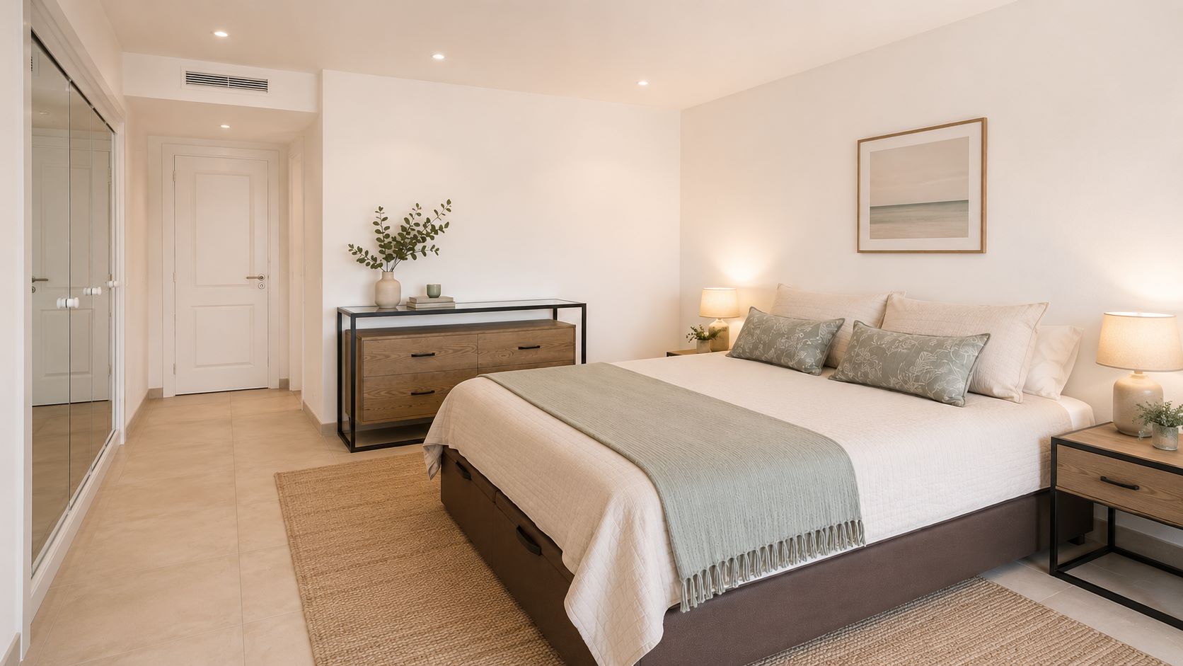 Denia-Costa-Blanca-Seafront-Penthouse-spacious-bedroom Seafront Duplex Penthouse with Private Pool Terrace | Dénia Marina