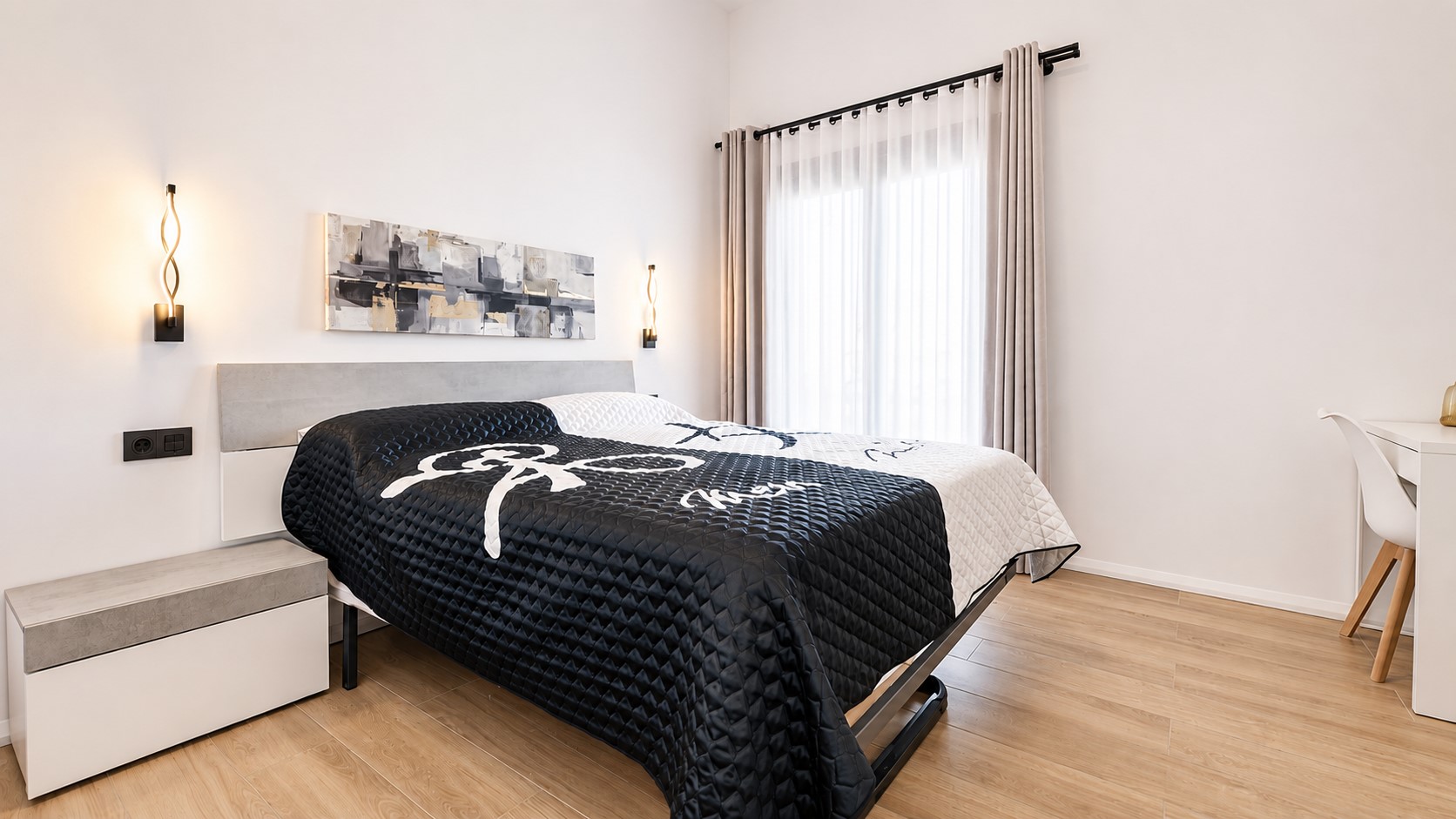 Villa-Altea-Santa-Clara-entrance-bedroom1 Contemporary villa with single-level living | Santa Clara, Altea